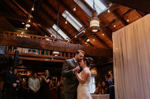 Bride and groom first dance at The Lower Deck, The Tap Room in downtown Halifax, Nova Scotia