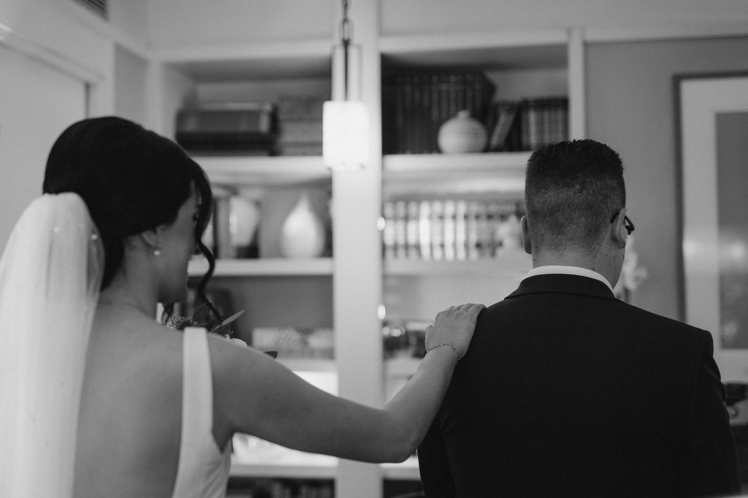 First look captured by wedding photographer in London, UK