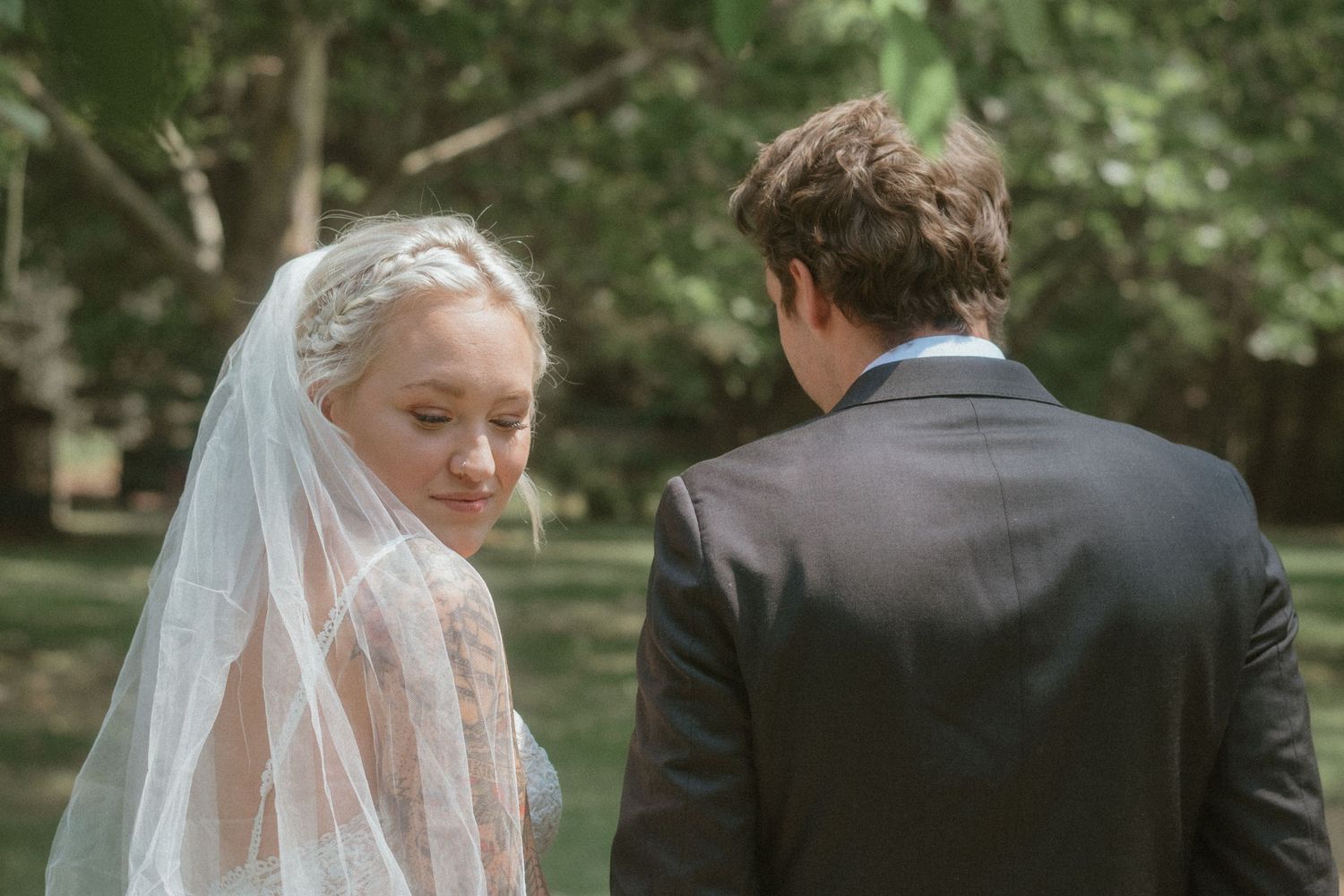 full sun wedding photos