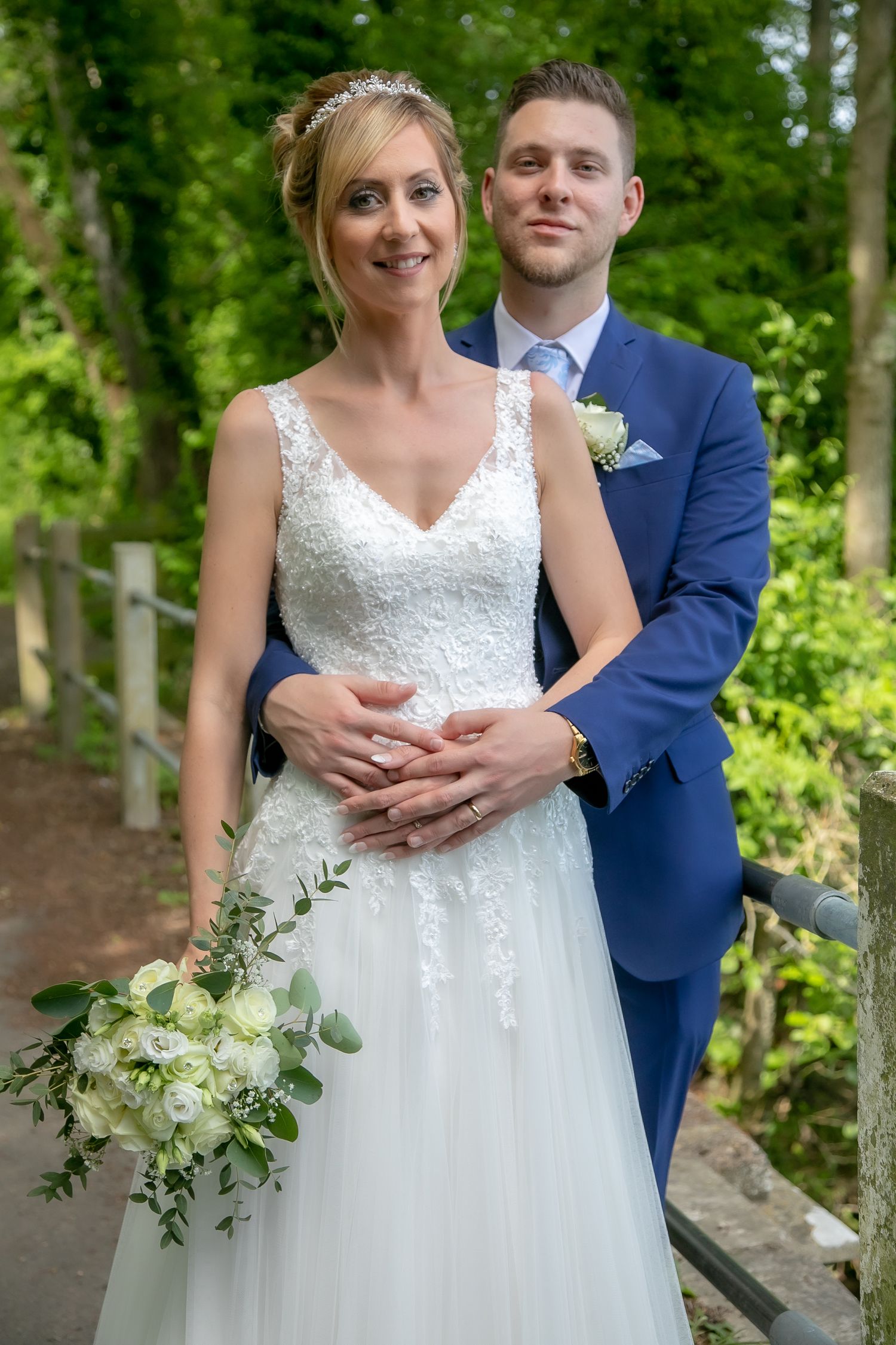 Bride and groom Kent wedding photographer Eastwell Manor Ashford Kent