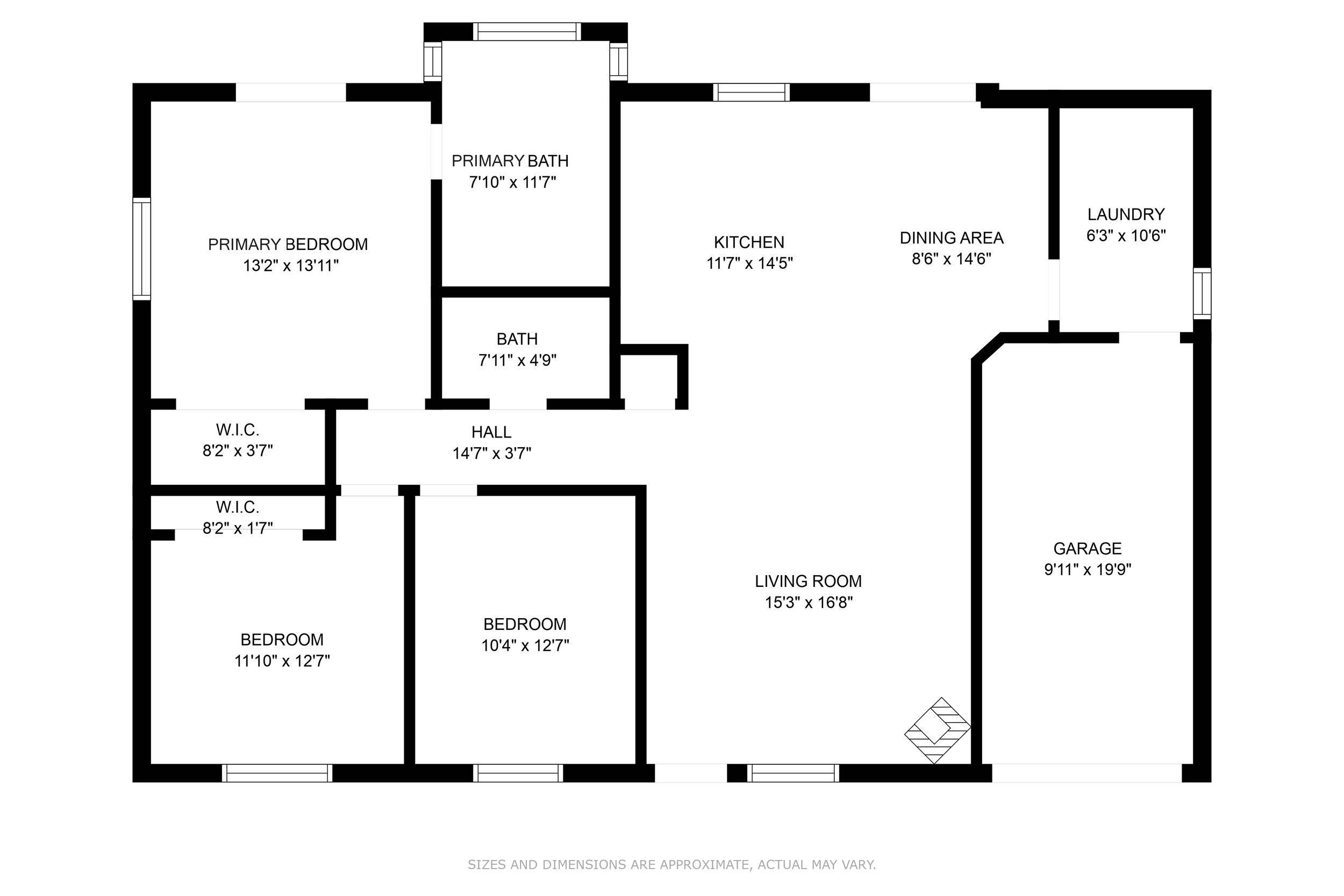 Michael Corona Real estate photography bay area 2D floor plan