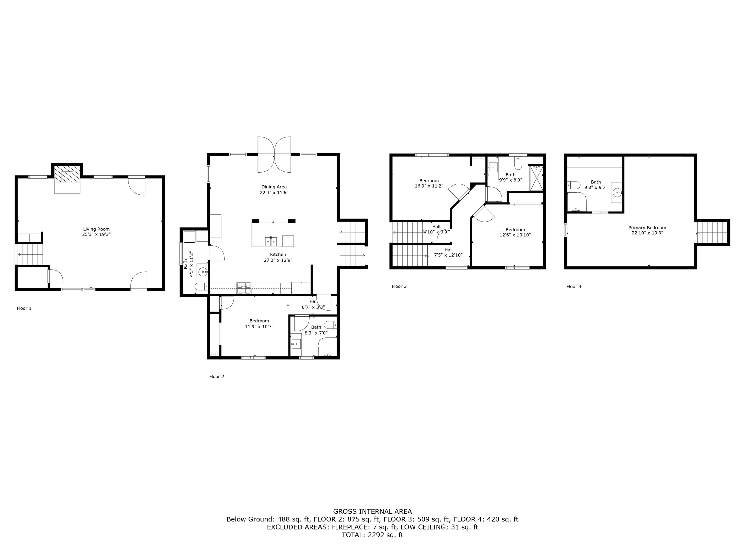 Michael Corona Real estate photography bay area 2D floor plan