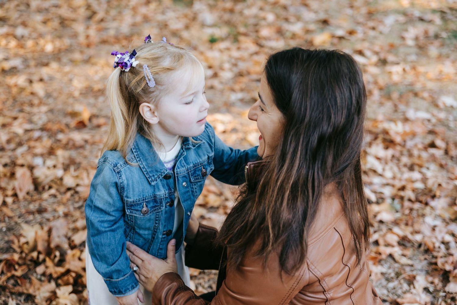 Fall Photos with Mommy and Me