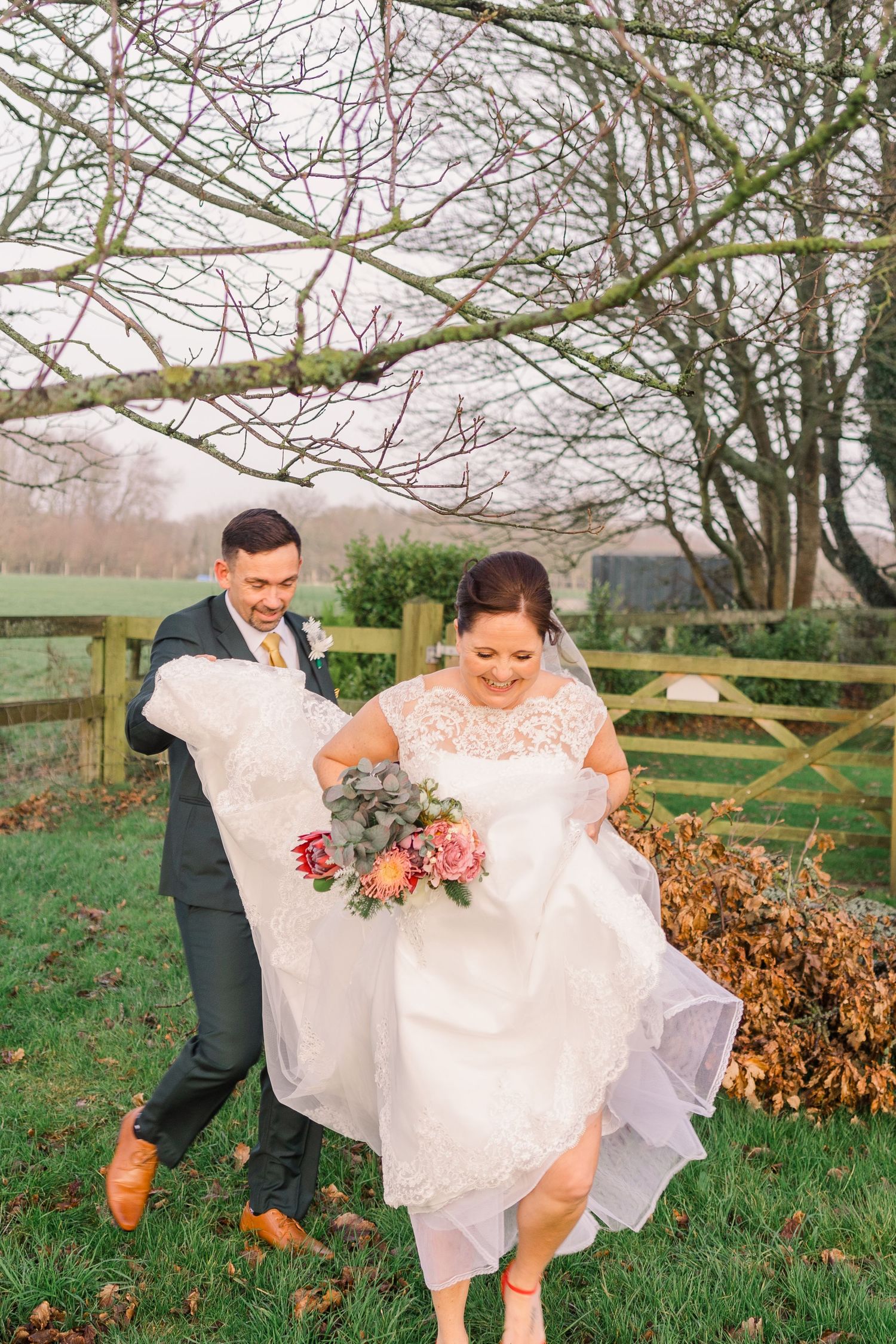 South Lawn Hotel Milford on Sea Hampshire Winter Wedding Horse Pony The New Forest