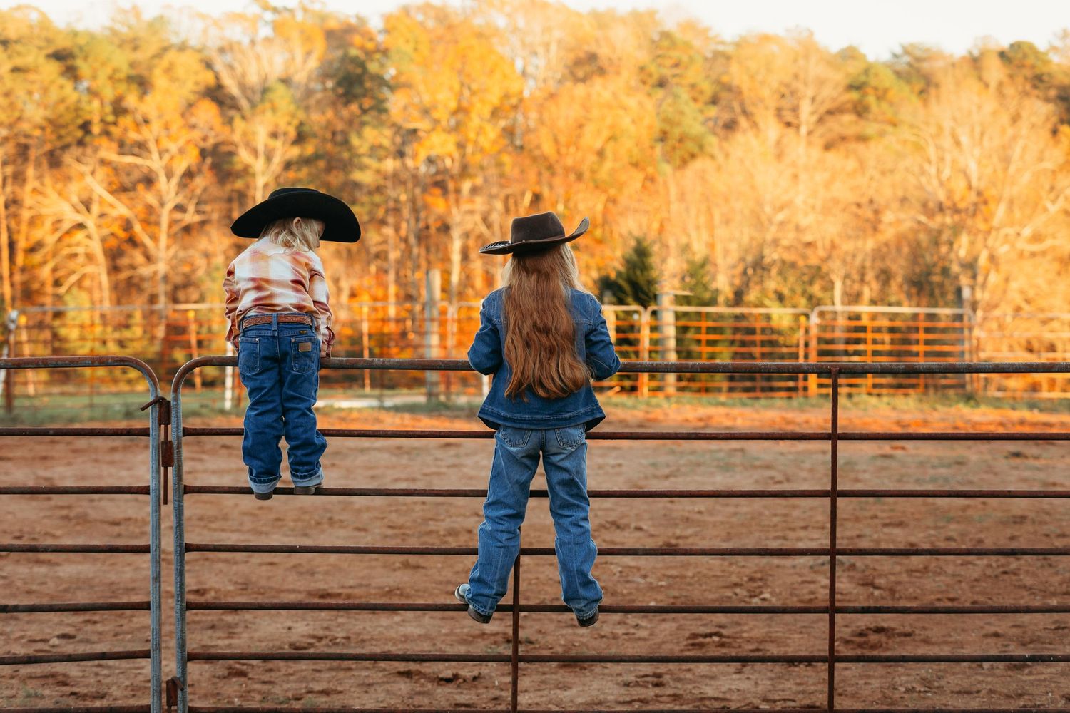 Western image of girls. Greenville sc newborn photographer, Easley sc newborn photographer, Upstate sc newborn photographer