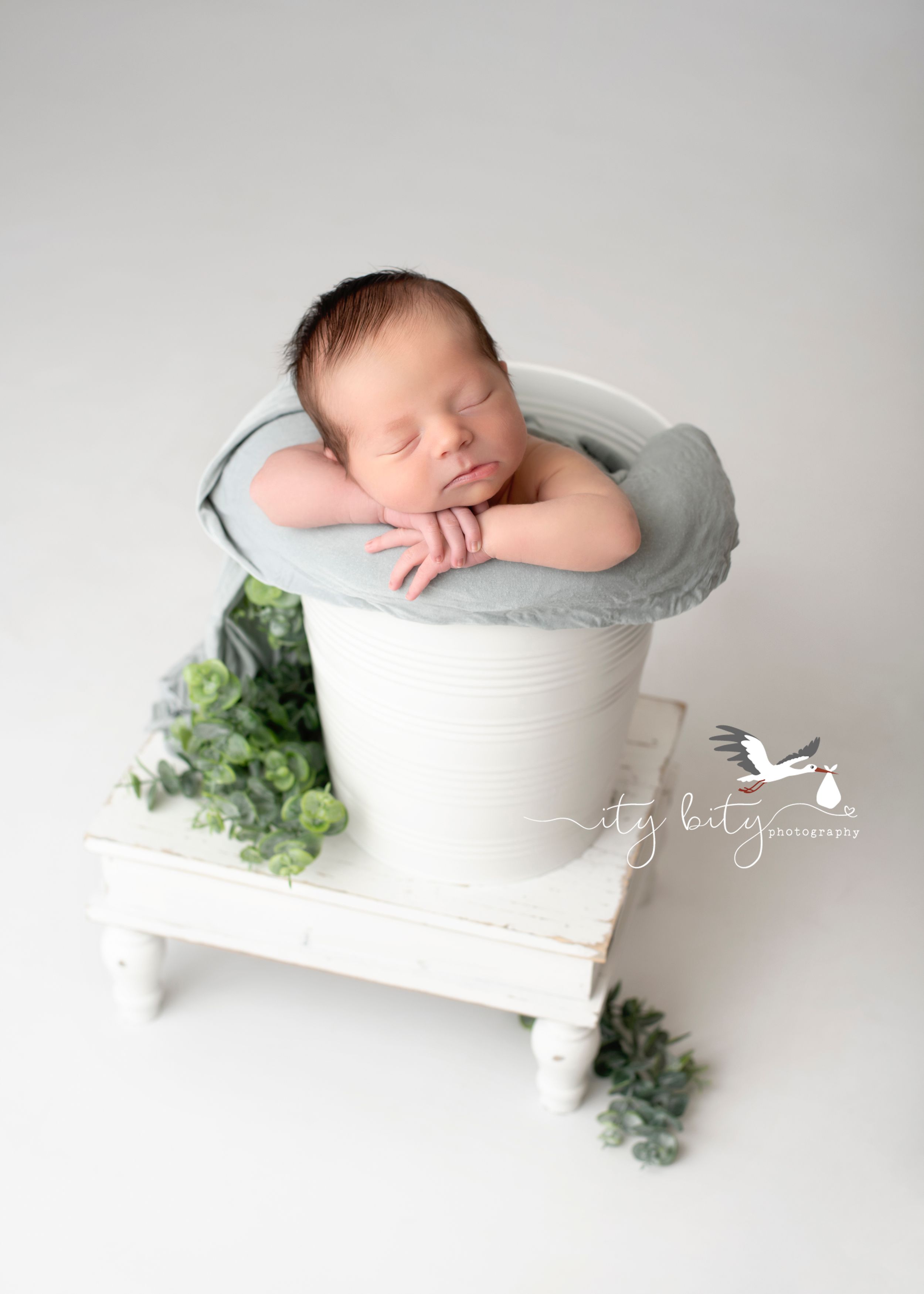 Baby Everett North Ridgeville Newborn Photographer Minimal Photography Session