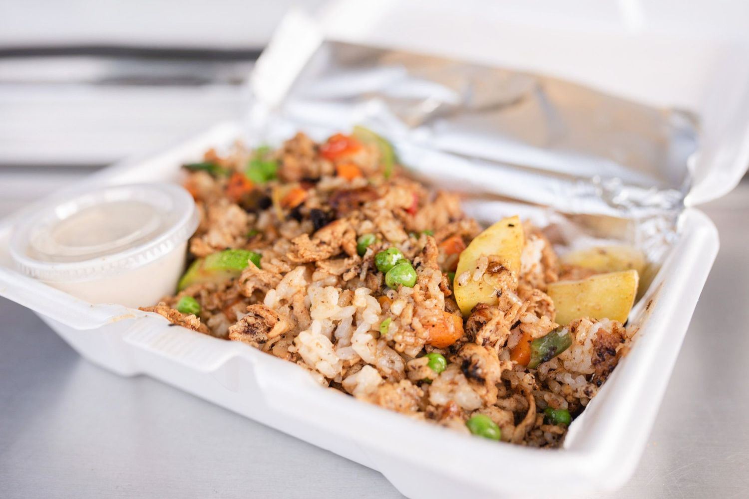 Hibachi chicken bown from A2D4 Creations Food Truck in greensboro, nc