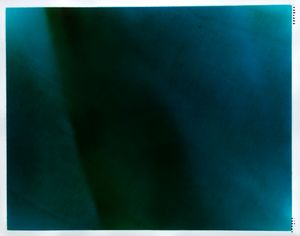 Deep teal abstract artwork with dark gradient and atmospheric effect.