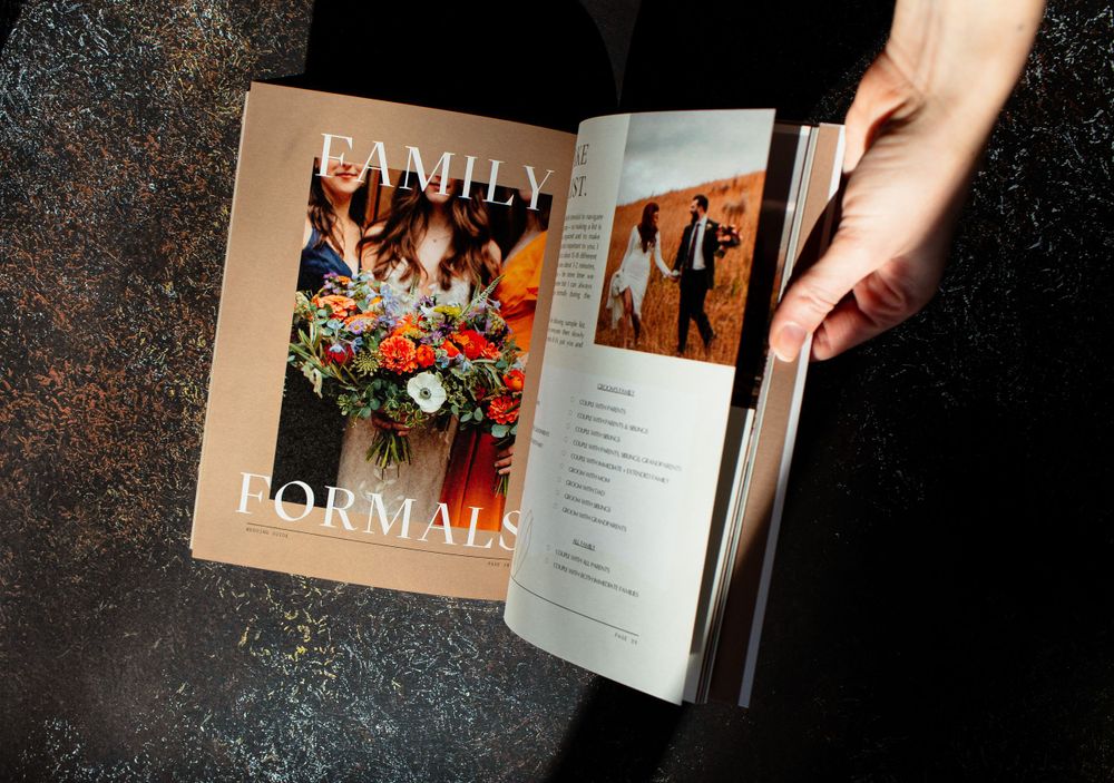 Wedding guide Sage photo planner shop