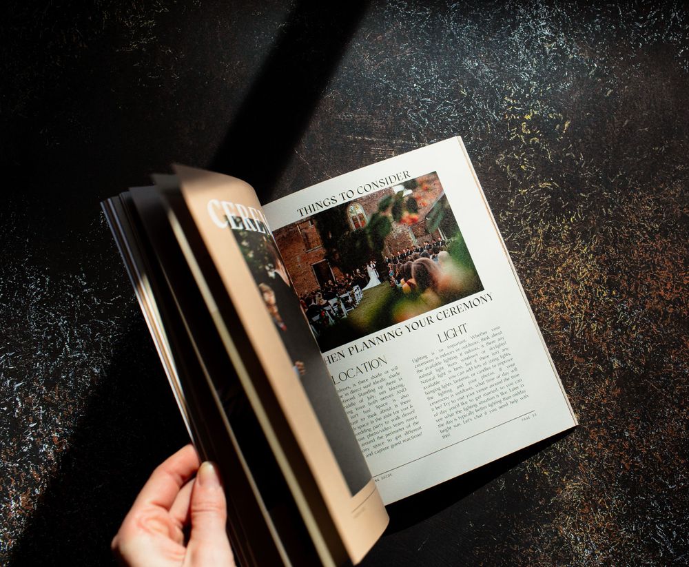 Wedding guide Sage photo planner shop