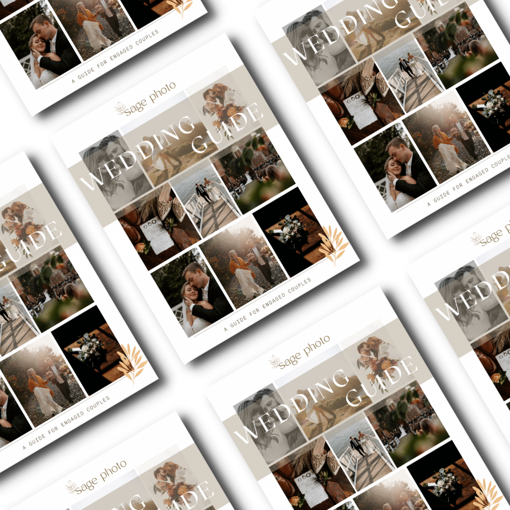 Wedding guide Sage photo planner shop Digital download