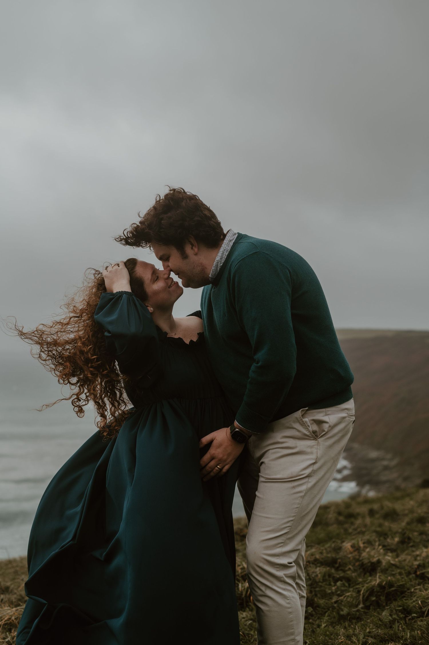 Cornwall Beach Maternity Photoshoot Pengelly Portraits