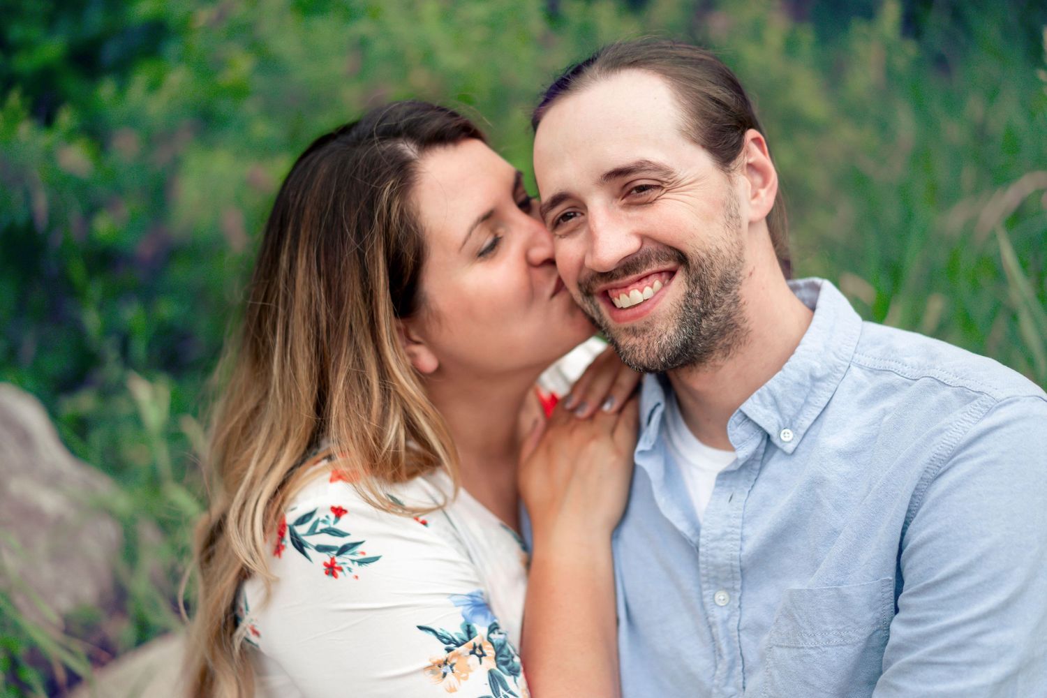 Woods Lake Engagement Session Kalamazoo Michigan