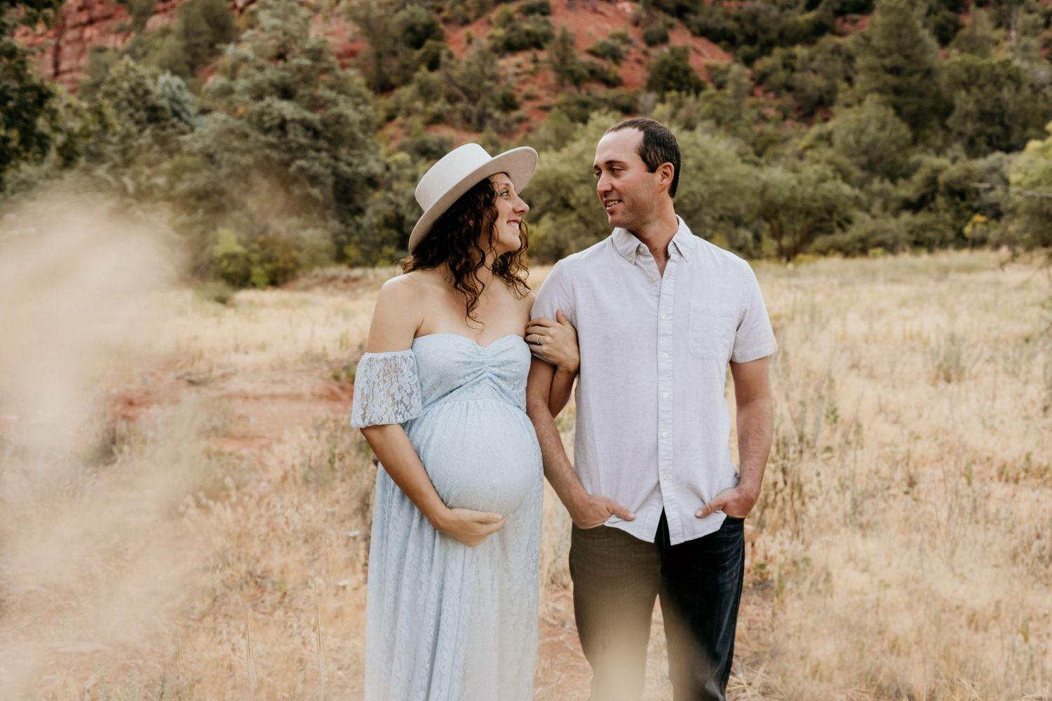 Maternity Pictures Cathedral Rock Sedona Arizona