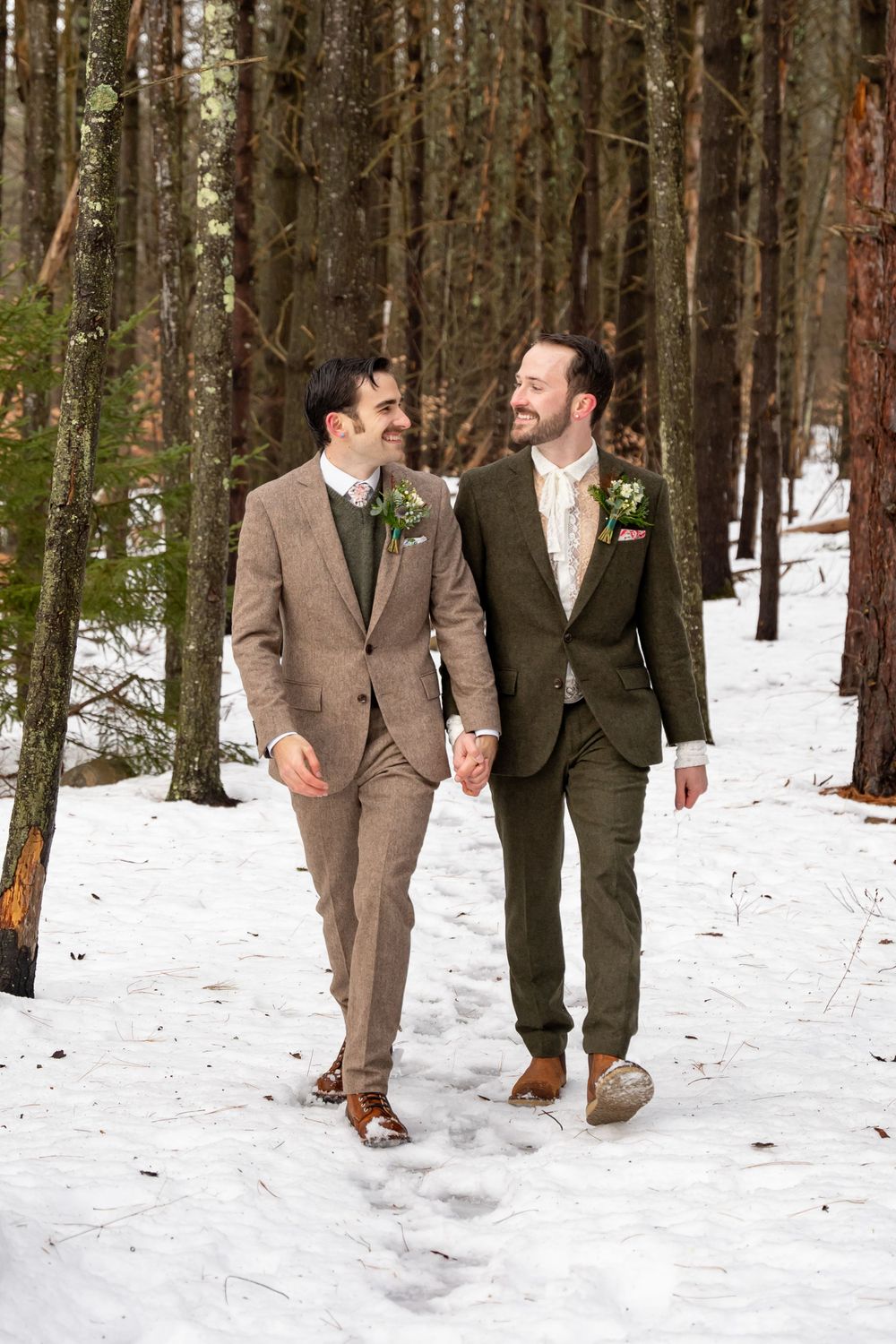 Winter Adirondack Wedding