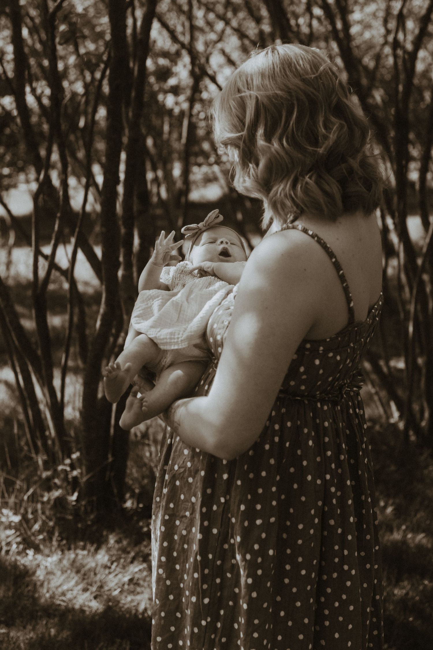 Motherhood in black and white