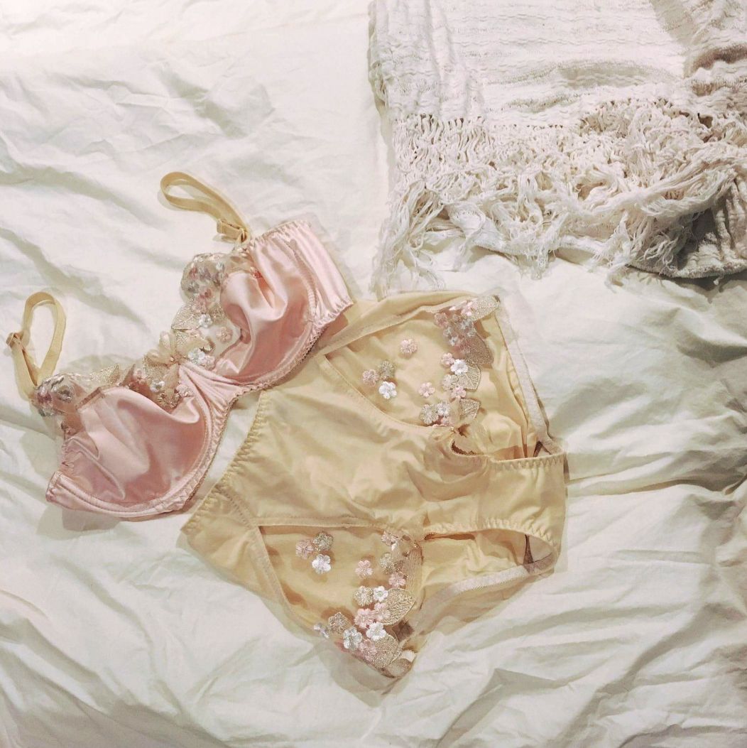 Custom made lingerie set.