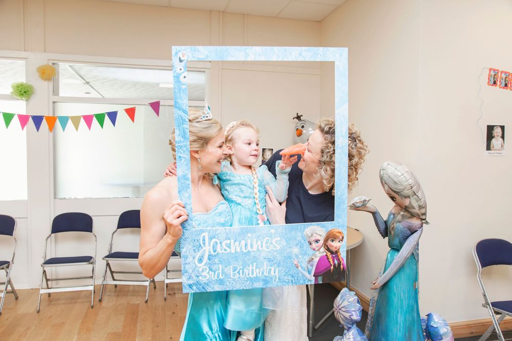 Disney themed 3rd birthday party photo