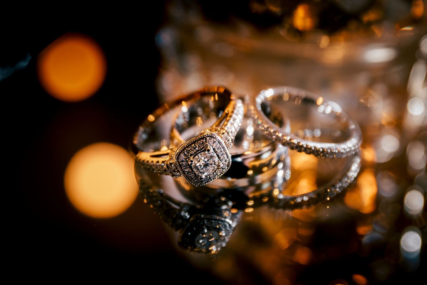 wedding rings detail photography at whitley hall artistic creative bokeh classic
