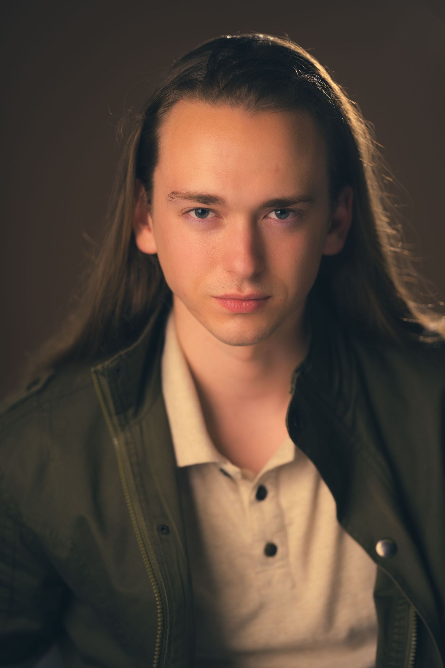 Sheldon Hall in a vintage look headshot with blendz media photo production