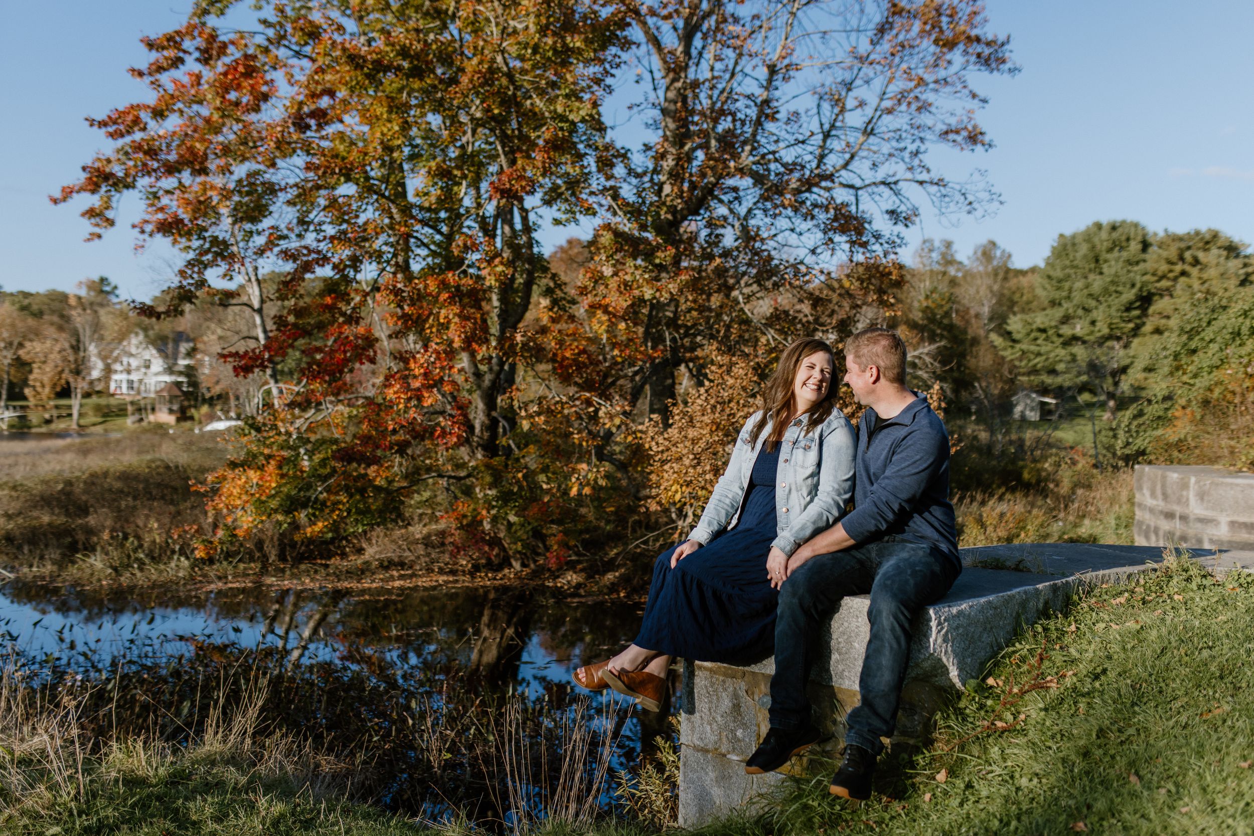 Fall Engagement Session - Lock 5 Wellington Shubenacadie Canal, Nova Scotia, Charlotte Buckle Photography