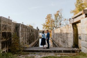 Fall Engagement Session - Lock 5 Wellington Shubenacadie Canal, Nova Scotia, Charlotte Buckle Photography