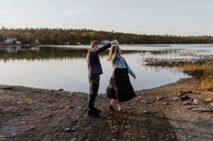Fall Engagement Session - Lock 5 Wellington Shubenacadie Canal, Nova Scotia, Charlotte Buckle Photography