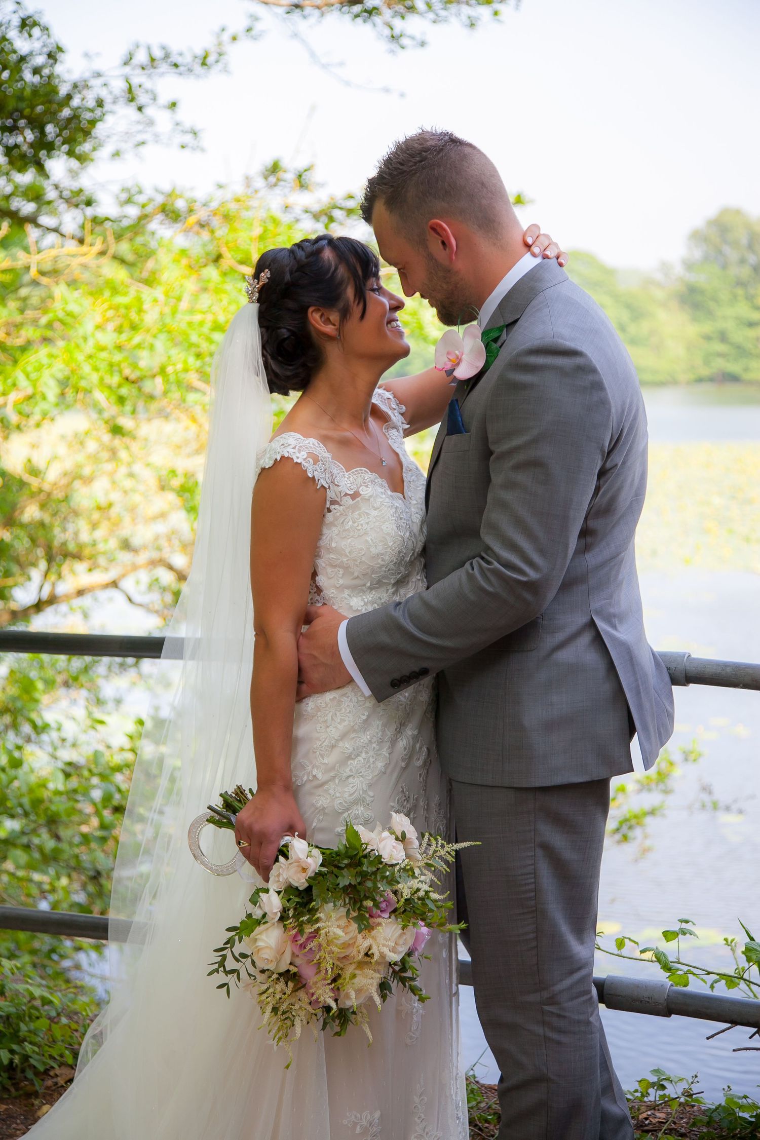 Bride and Groom Kent Wedding Photographer Eastwell Manor Ashford