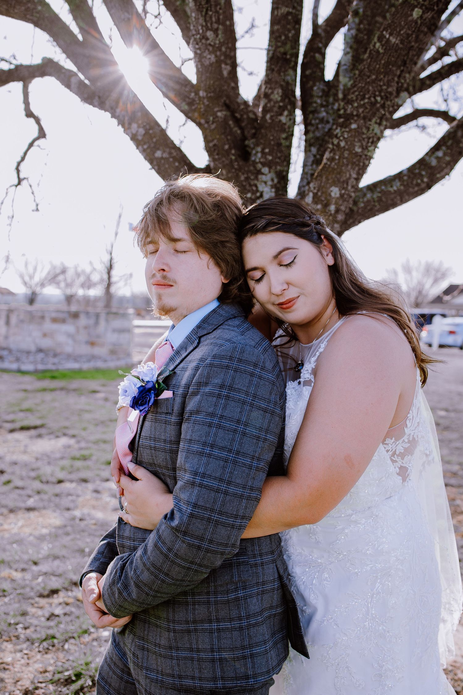 Bride and groom portraits