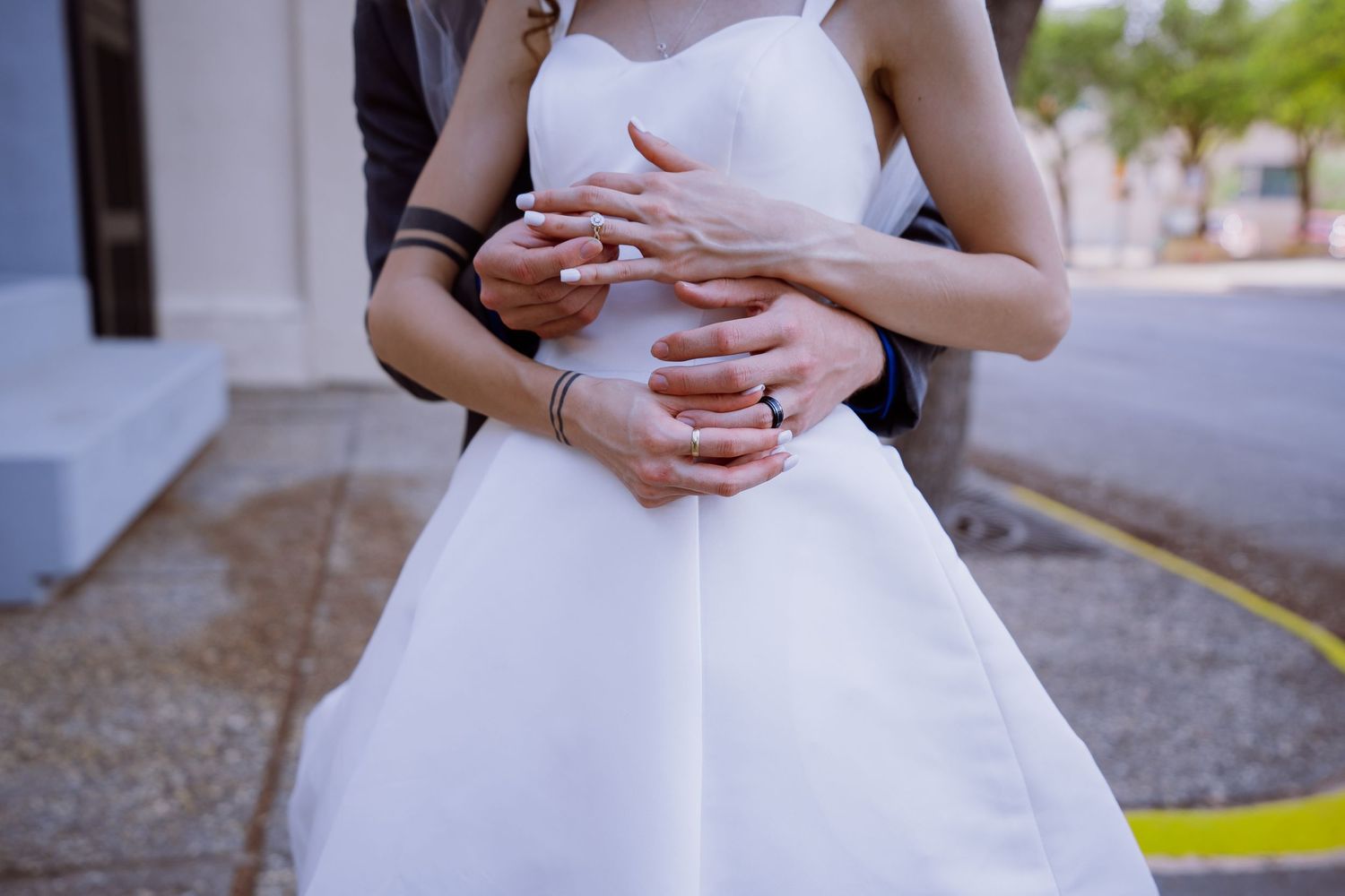 downtown wedding