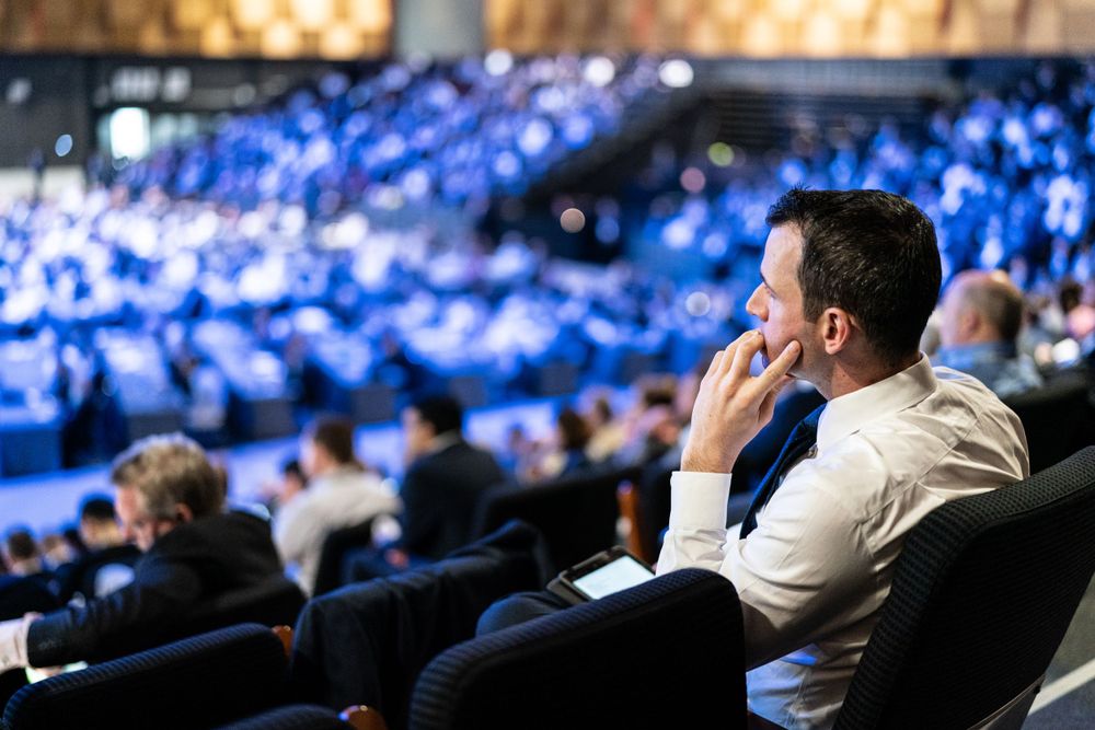 Audience at the ICC Auditorium at ExCel