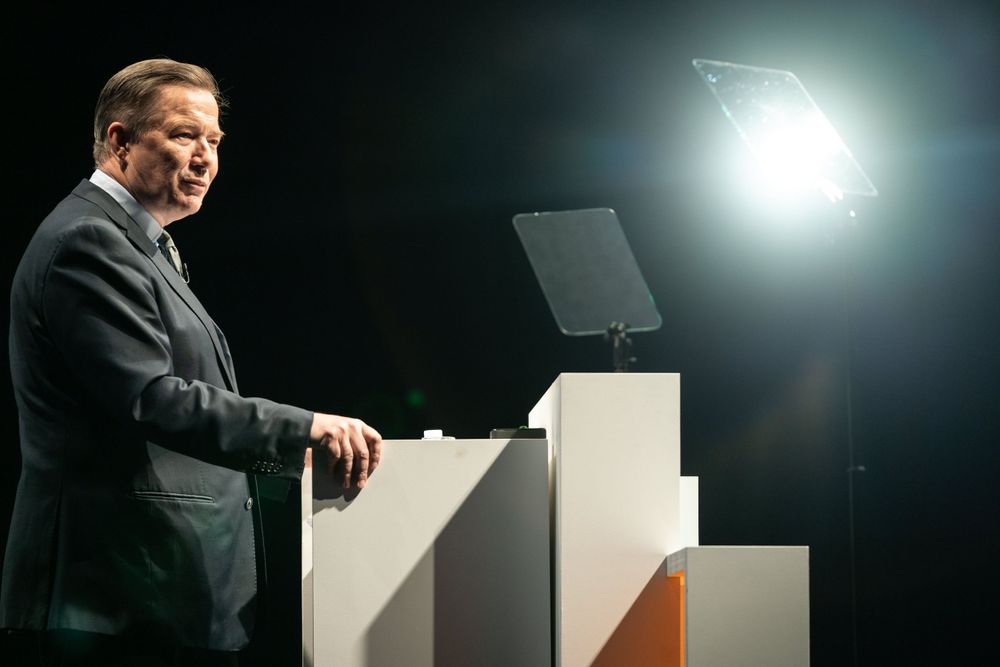 Opening remarks at the ICC Auditorium at ExCel