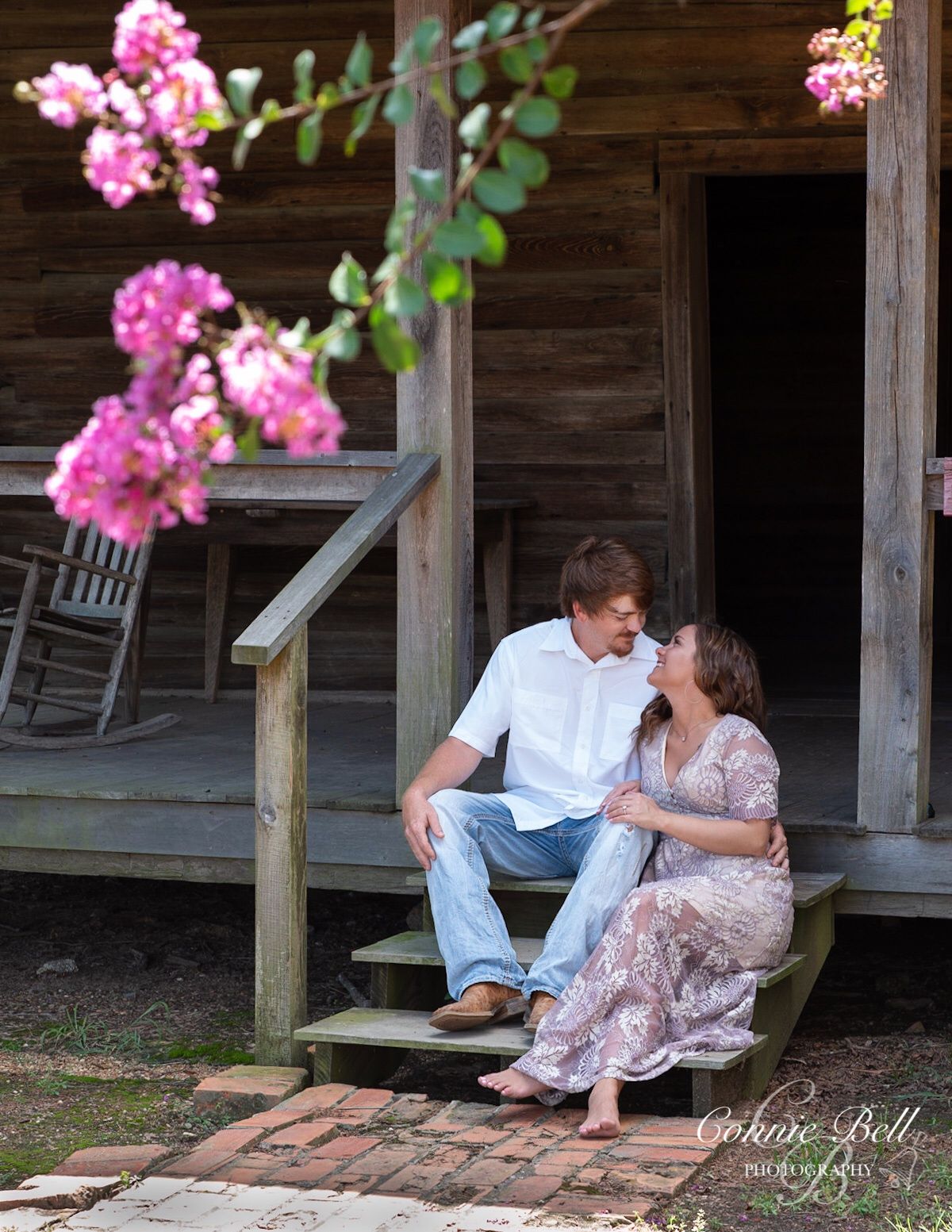 Engagement Couple Portrait l Connie Bell Photography l Clinton, Mississippi l Senior, Family, and Wedding Photographer