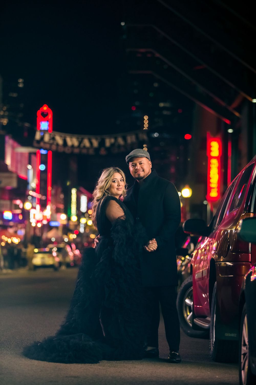 Romantic Engagement photography at Fenway Boston Romantic Engagement Session Photography Boston Massachusetts