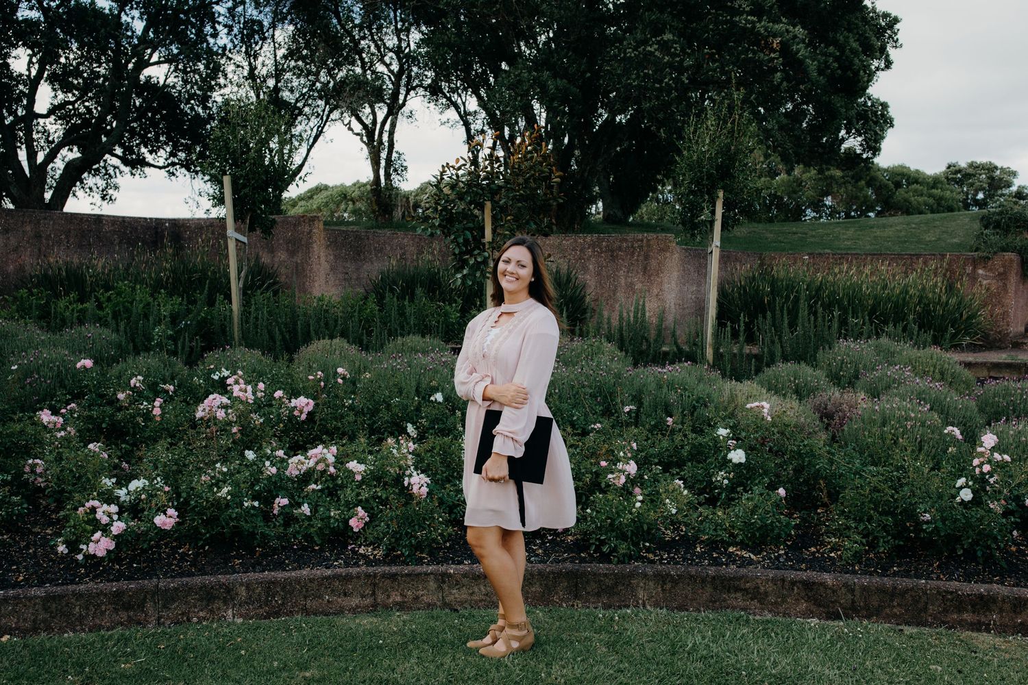 graduation photoshoot in the garden