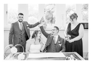 Fun & Creative Wedding Shot.