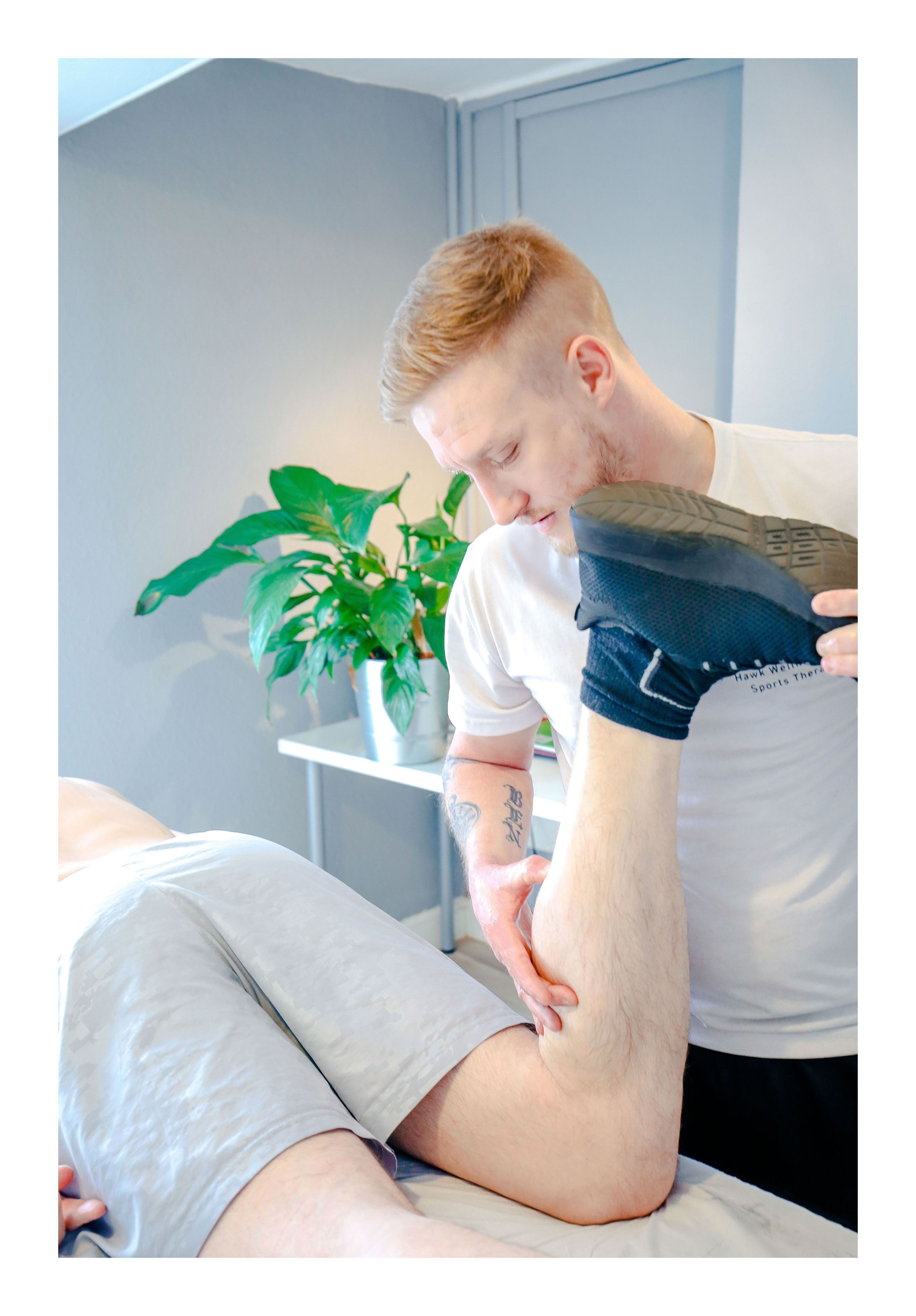 Sports Therapy Business Advertising Session For Ben At Hawk Wellness & Sports Therapy In Newark.