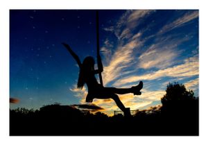 Silhouette Photo Within My Creative Projects, Sunset Starts Swing