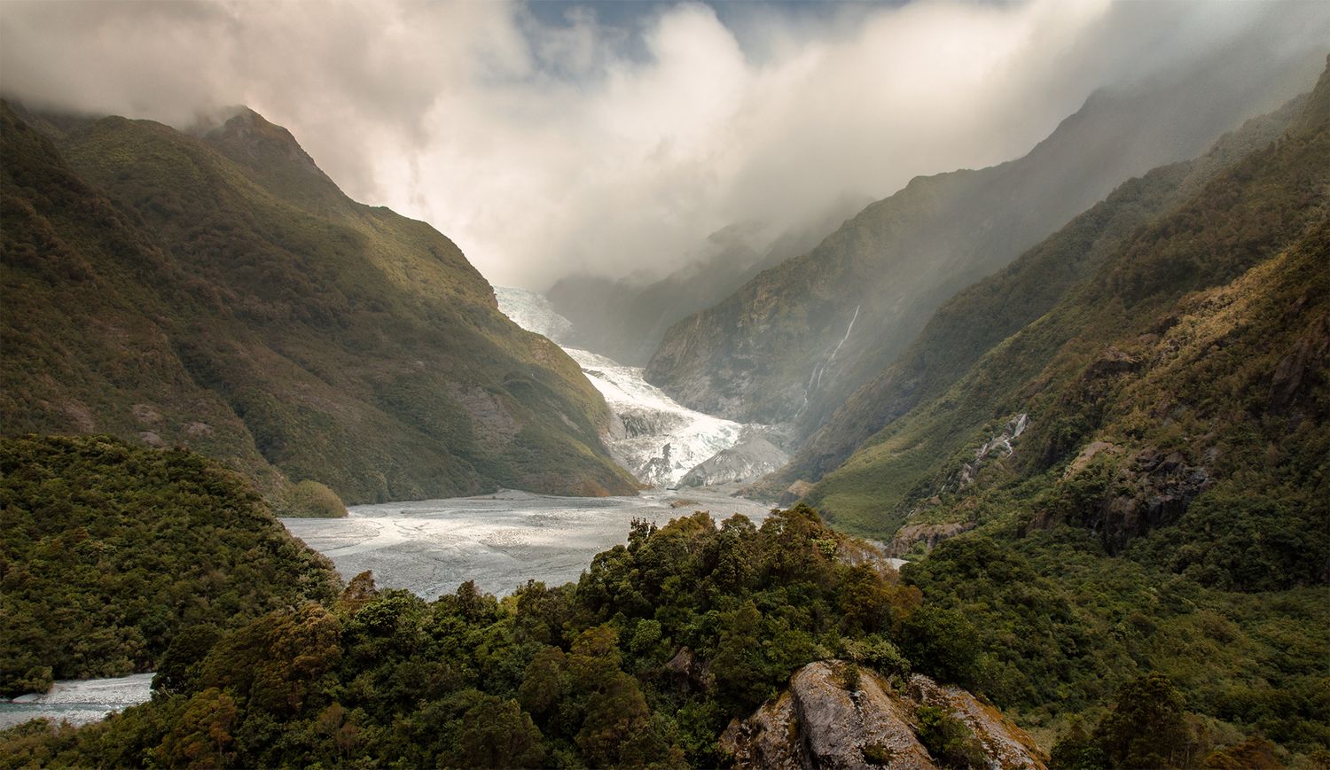 Paysage de glacier, Nouvelle-Zélande