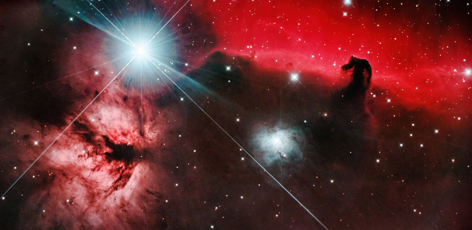 HORSEHEAD AND FLAME NEBULAE