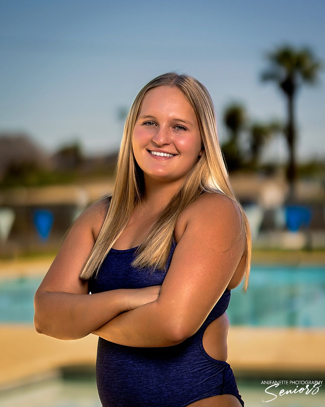 Sports Banner team Pictures Phoenix Arizona by Anjeanette Photography Graduation High School Seniors AZ