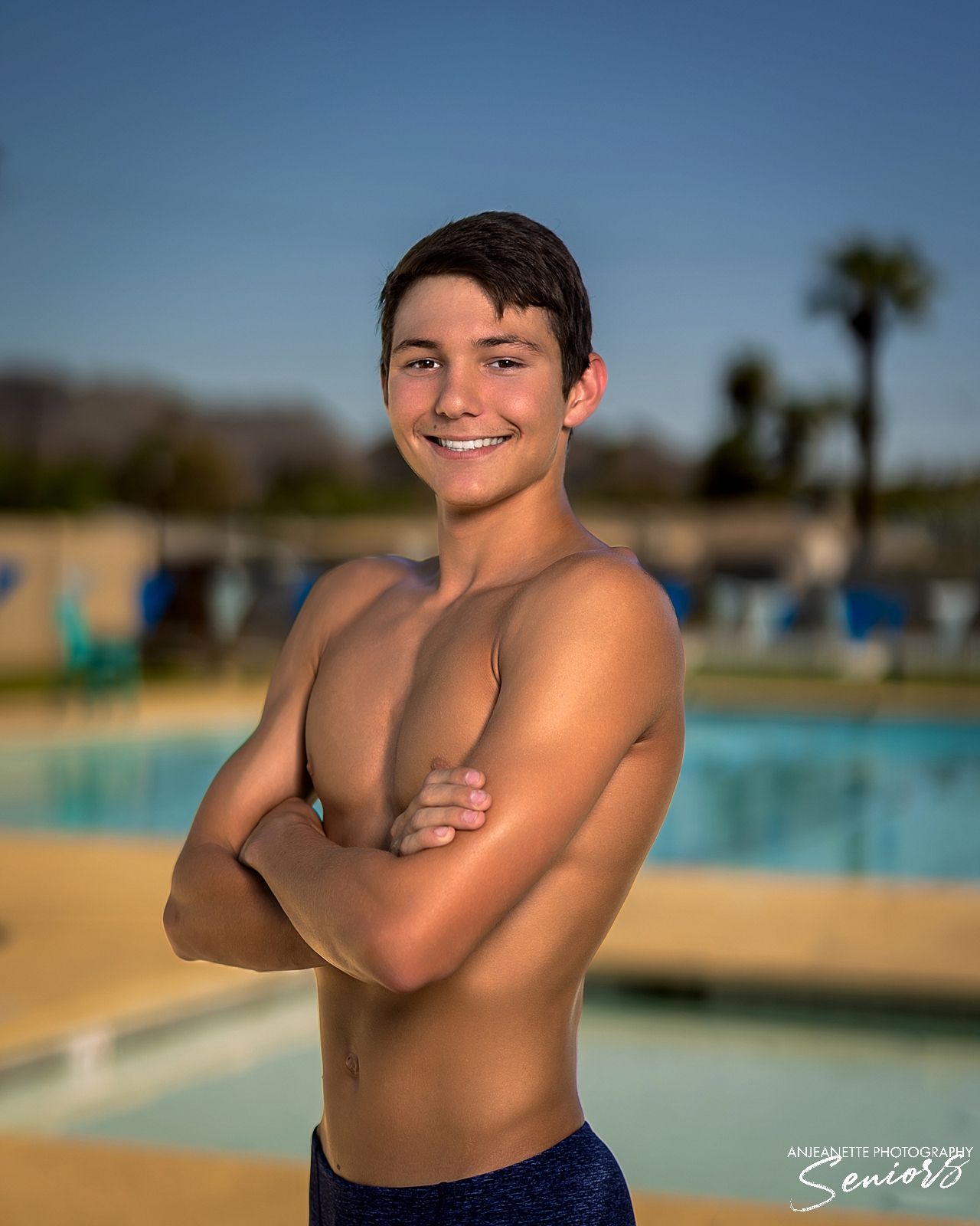 Sports Banner team Pictures Phoenix Arizona by Anjeanette Photography Graduation High School Seniors AZ