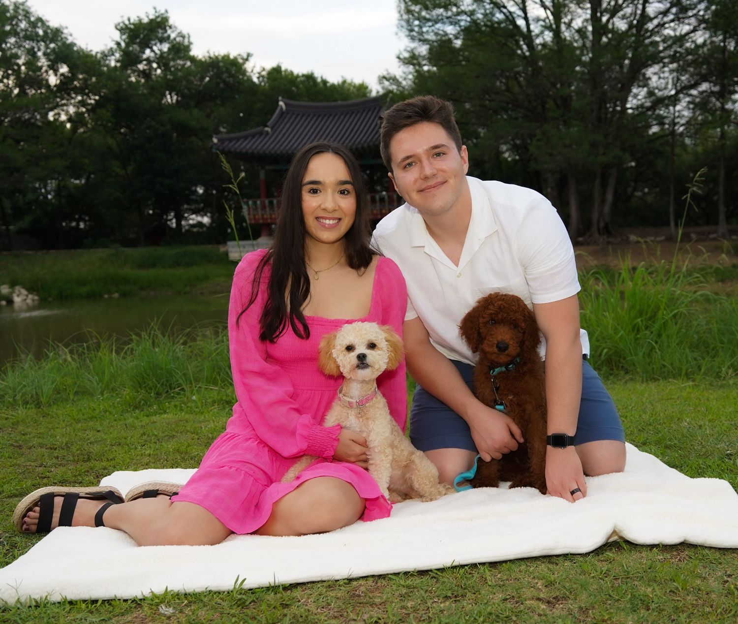 Denman Estate Park Family Photo with Pets