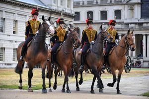 Kings Troop RHA at Greenwich.