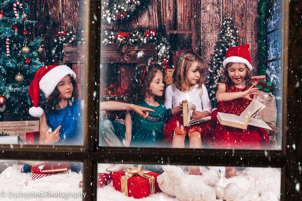 Christmas studio photoshoot in North Shore Auckland