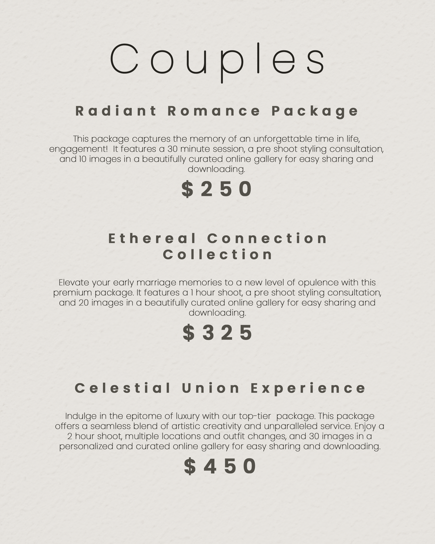 sun valley couples photographer pricing