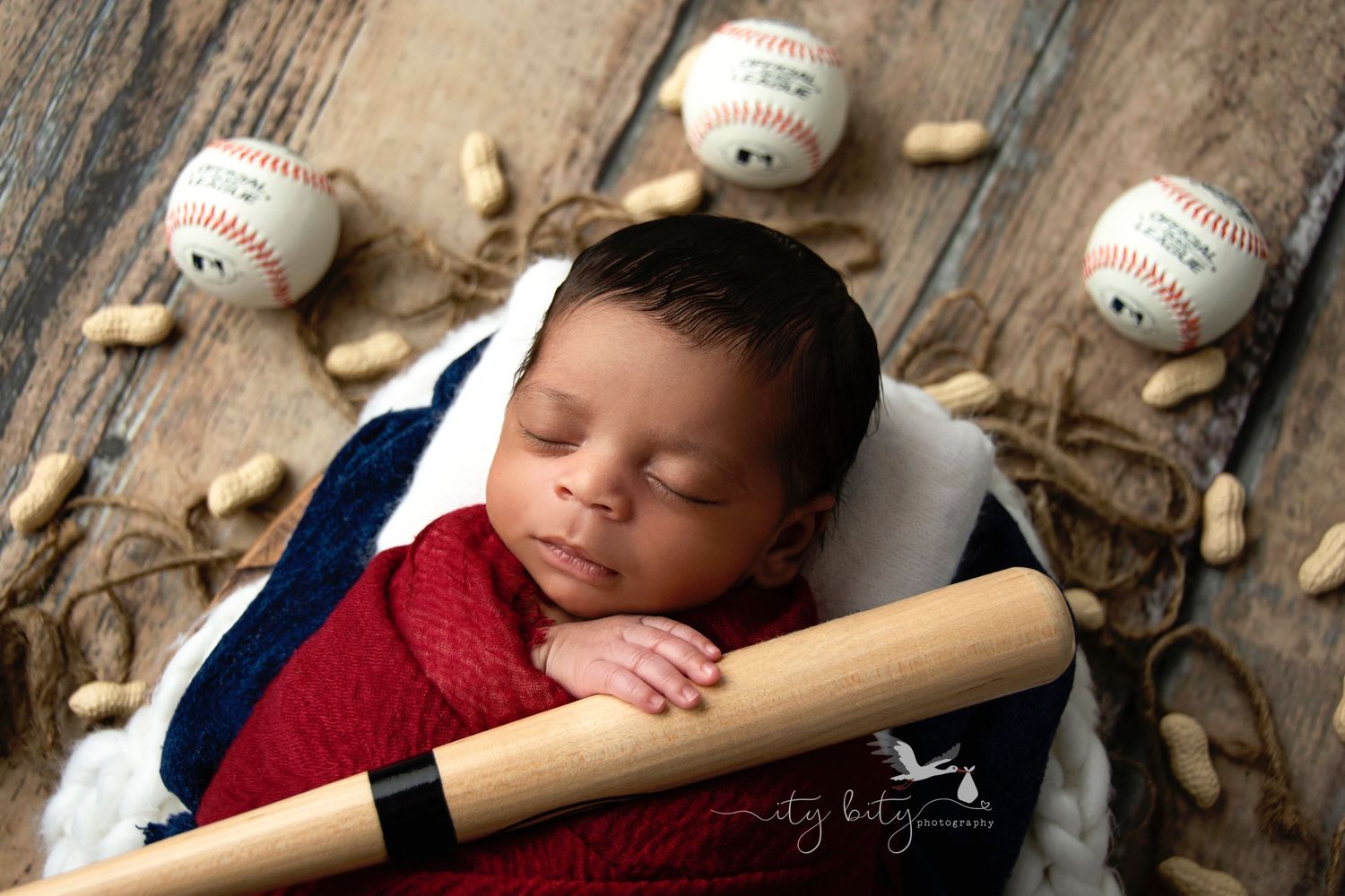 Jose Ramirez Cleveland Guardians Newborn Photographer