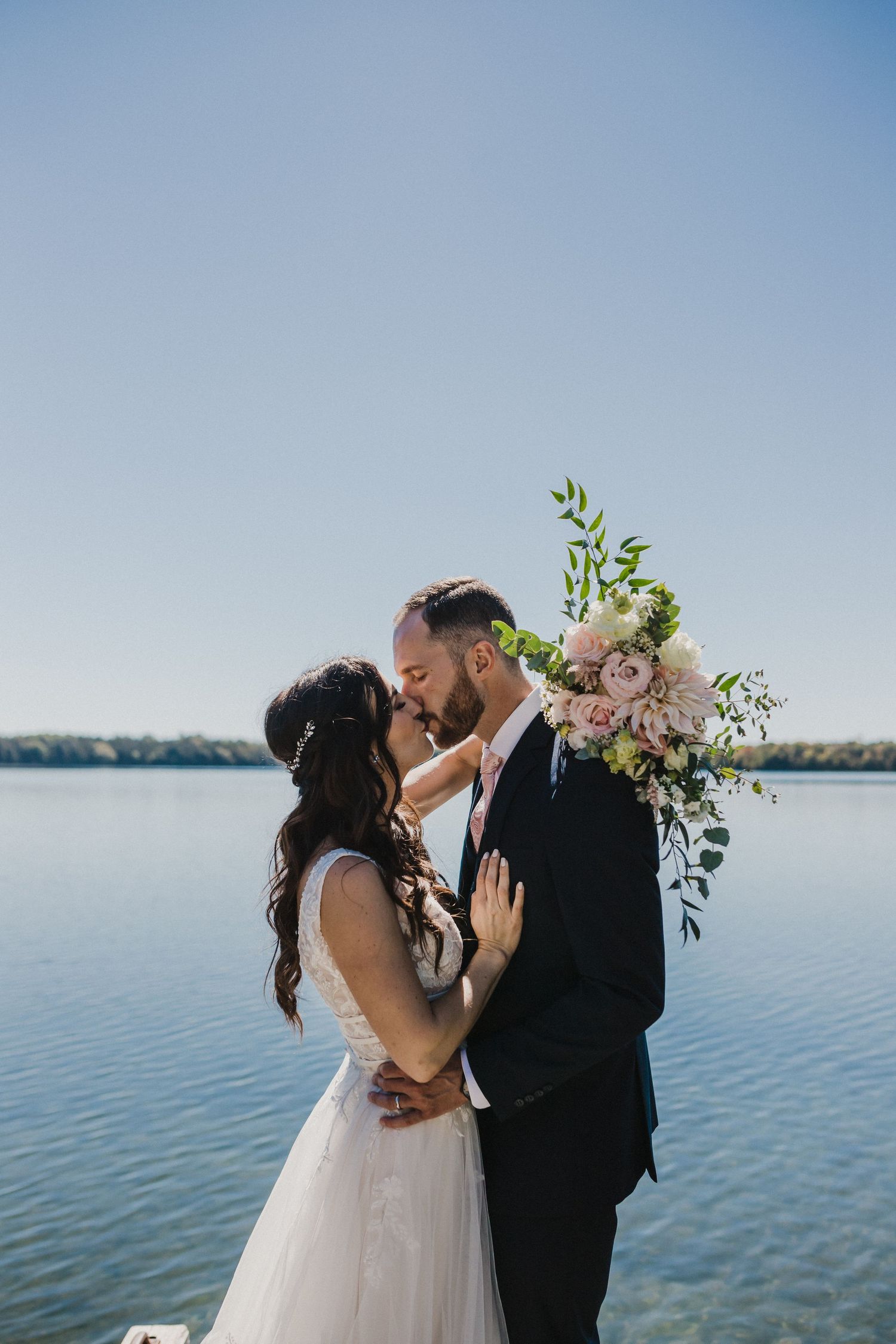 Summer florals for a bridal bouquet in Prince Edward County, Ontario
