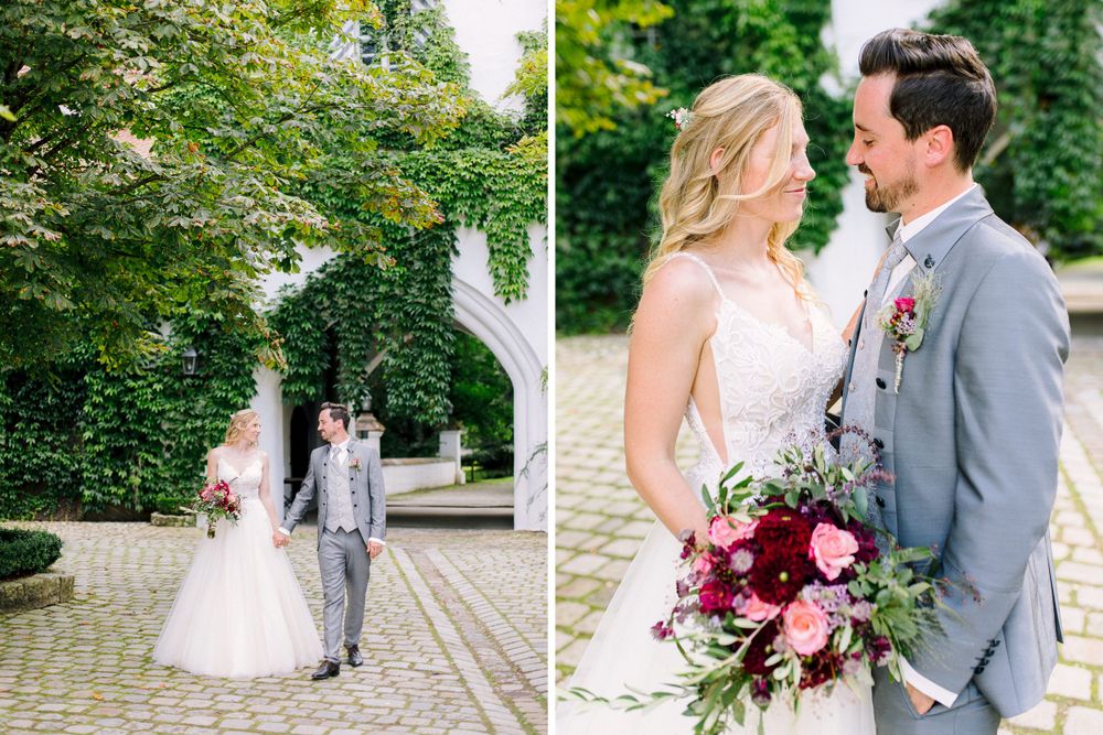 Hochzeitsfotograf Bayern Hochzeit Schloss Neuburg an der Kammel Bayern