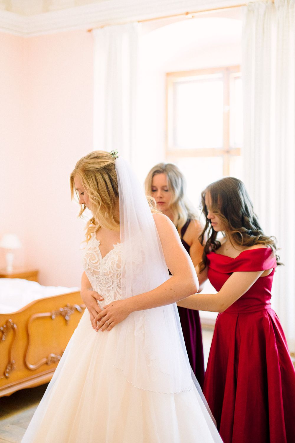Hochzeitsfotograf Bayern Hochzeit Schloss Neuburg an der Kammel Bayern